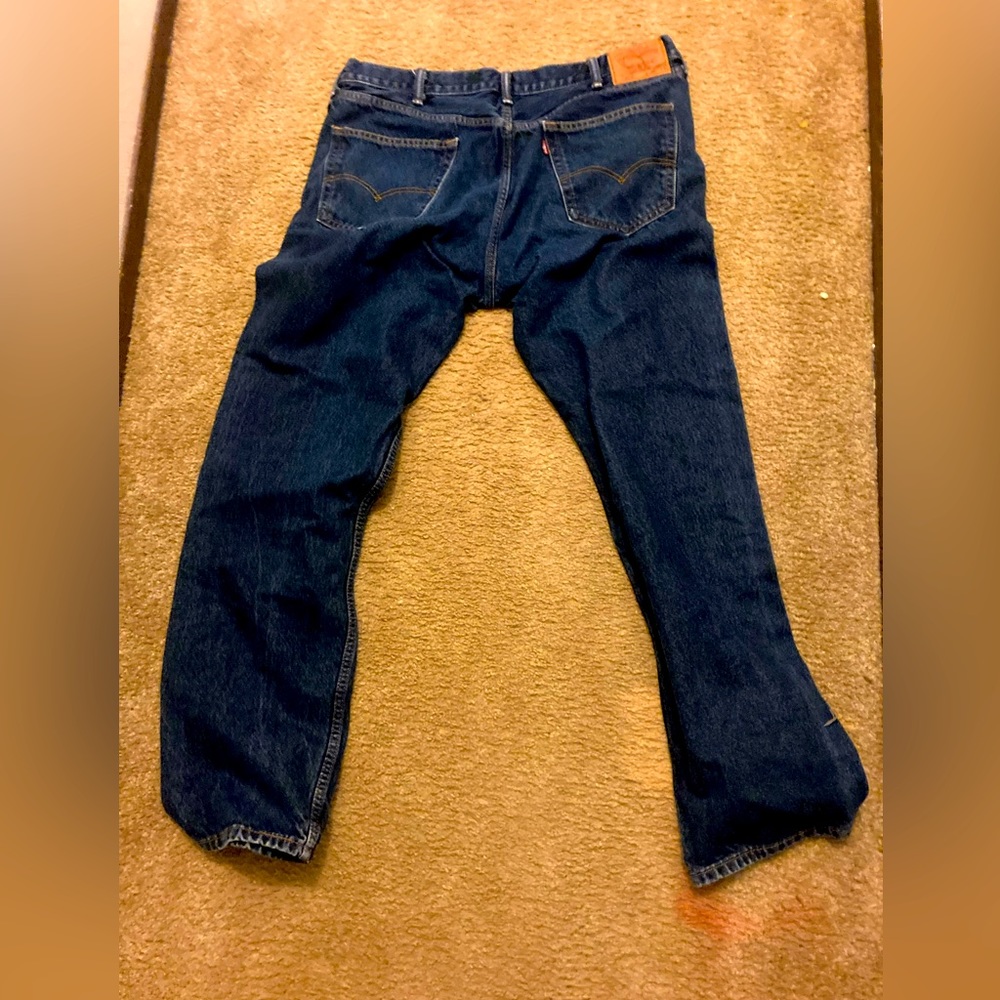 Levi’s 505 Regular Fit Jeans Mens 40x34 Regular Wash